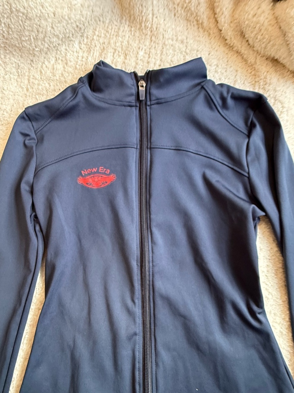 NEVER WORN FAU CHEER JACKET New Era Navy Full-Zip Jacket with Red Logo